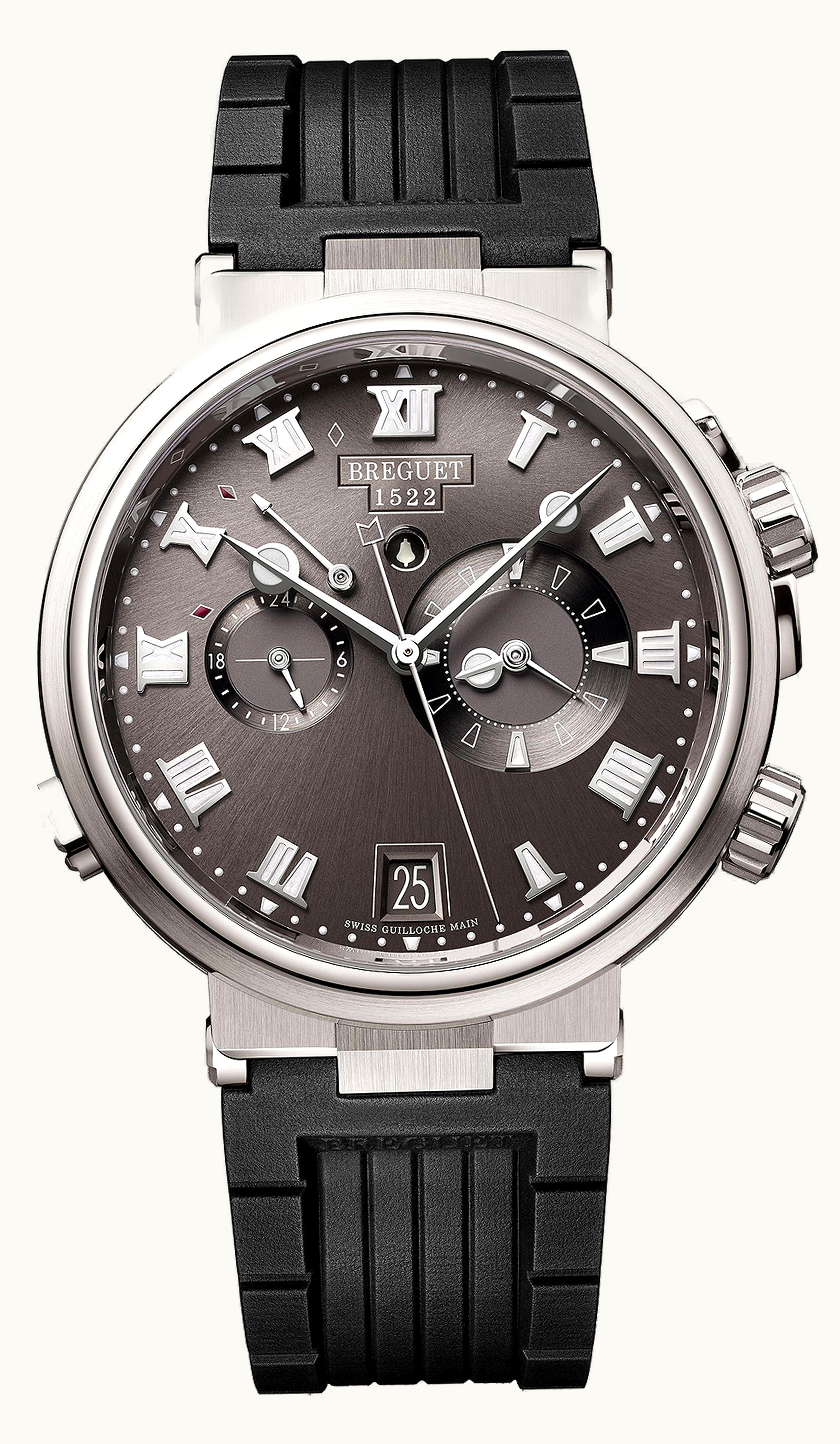 Breguet Marine Alarme Musicale Titanium / Grey / Rubber