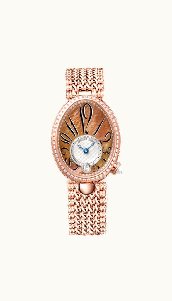 Breguet Reine de Naples 8918 Rose Gold - Diamond / Champagne MOP / Bracelet