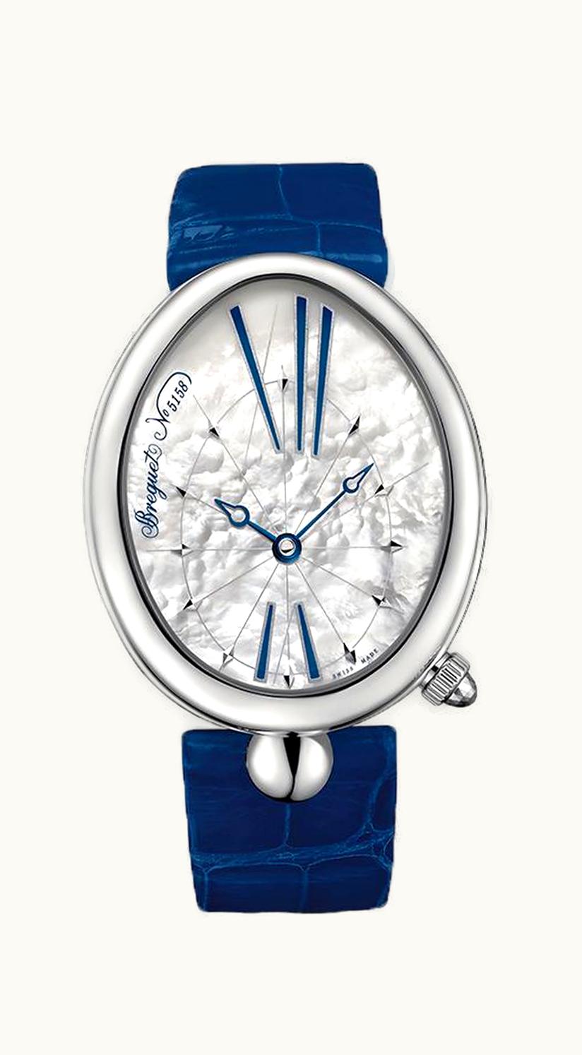 Breguet Reine de Naples 8967 Stainless Steel / White MOP / Bracelet