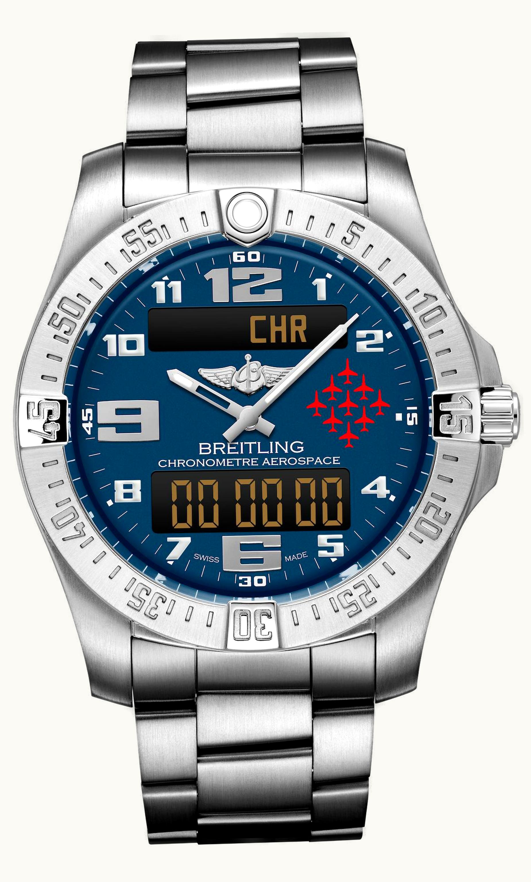 Breitling Aerospace Evo Titanium / Red Arrows