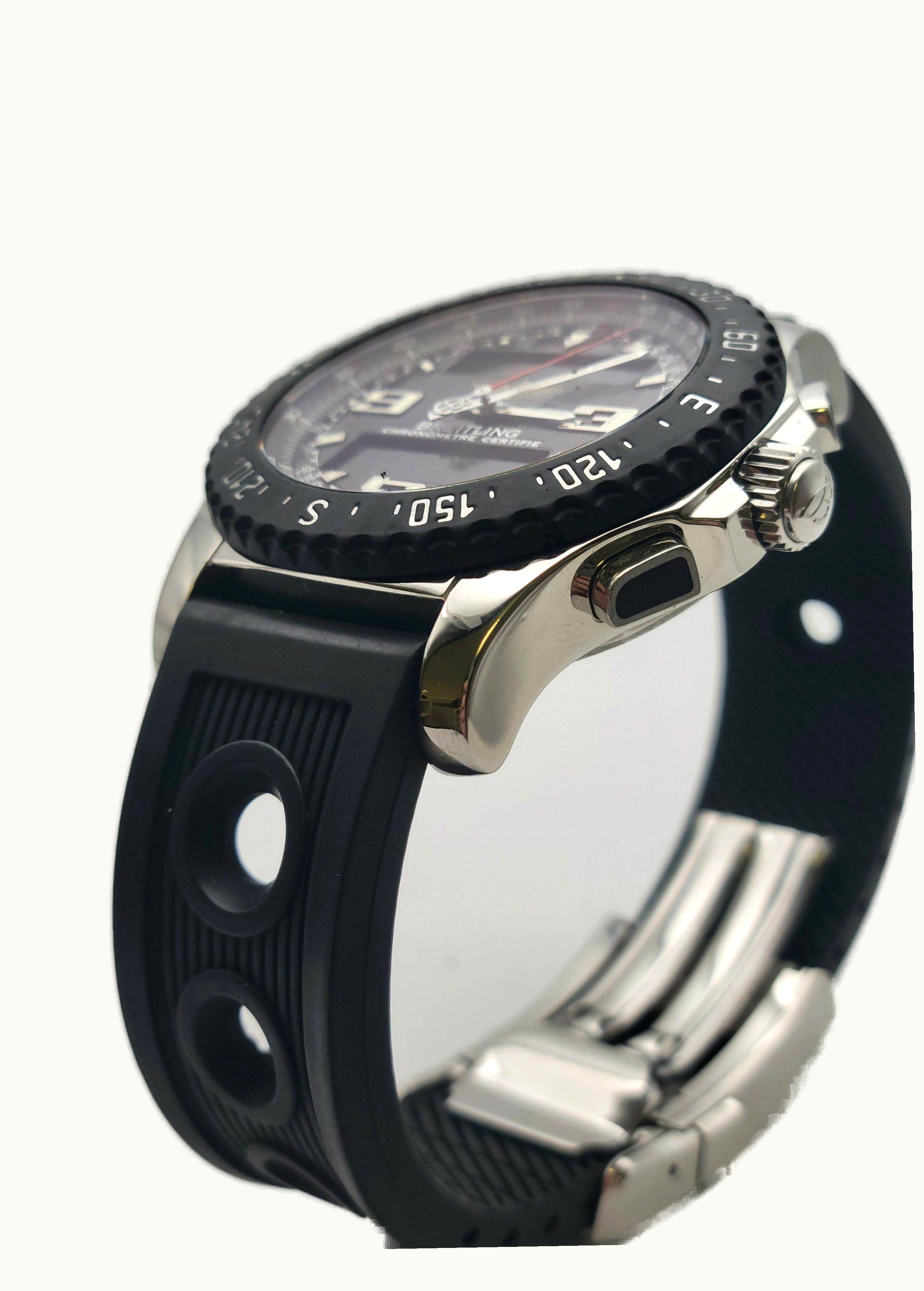 Breitling Airwolf Black / Rubber