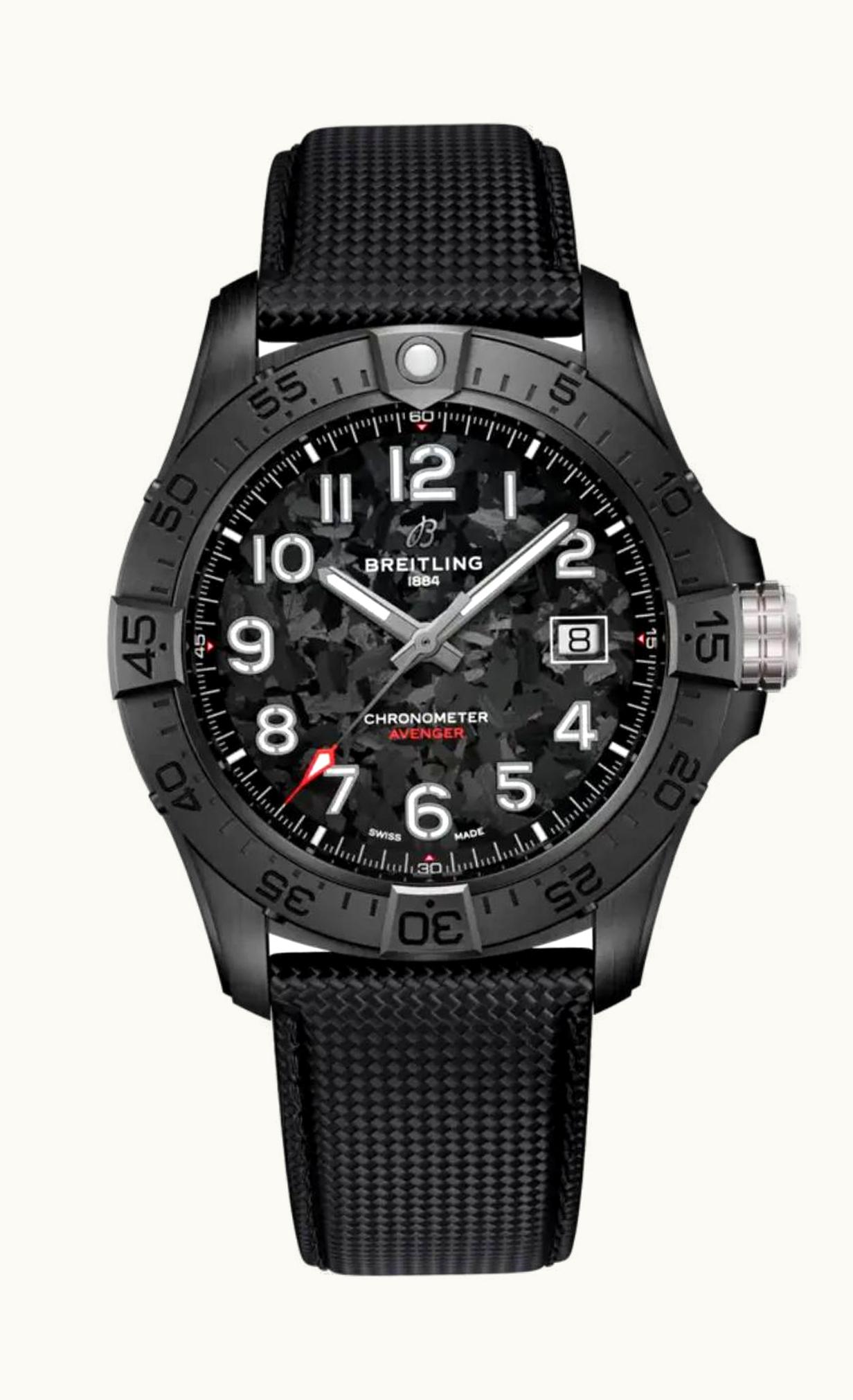 Breitling Avenger Automatic 42 Night Mission / Black / Bracelet