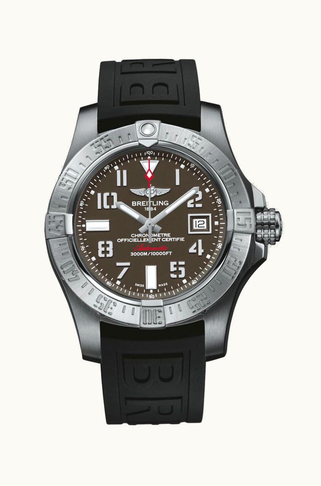 Breitling Avenger II Seawolf Stainless Steel / Tungsten Gray / Rubber / Folding