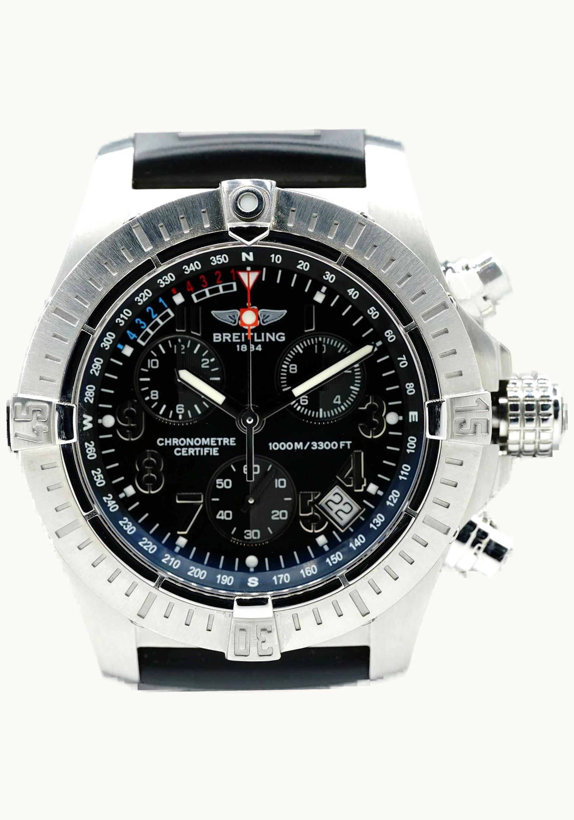 Breitling Avenger Seawolf Chrono Silver