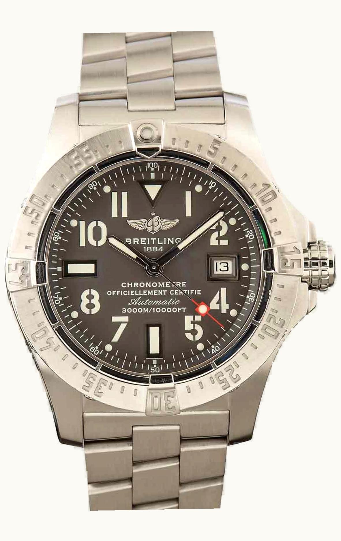 Breitling Avenger Seawolf Stainless Steel / Grey