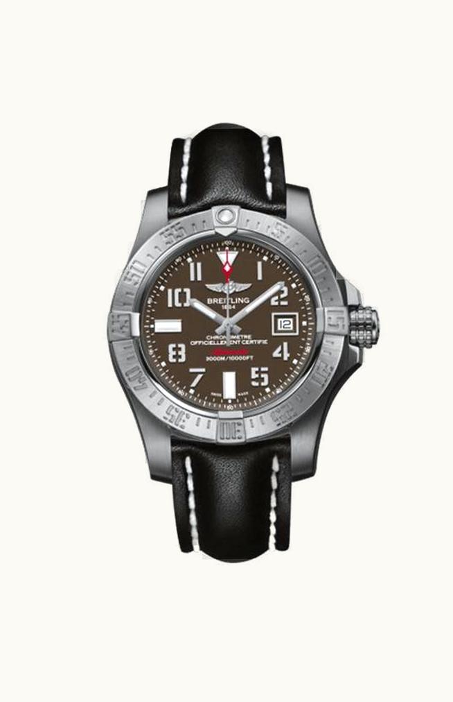 Breitling Avenger II Seawolf Stainless Steel / Tungsten Gray / Calf / Folding
