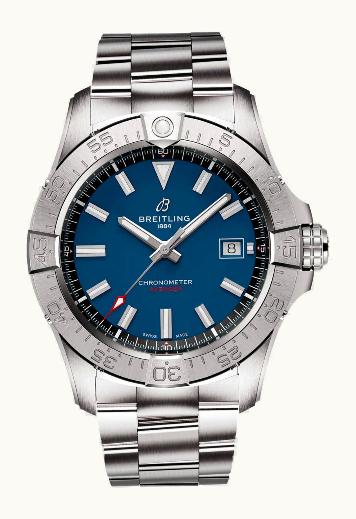 Breitling Avenger Automatic 42 Stainless Steel / Blue / Bracelet