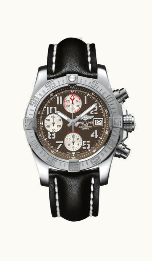 Breitling Avenger II Stainless Steel / Tungsten Gray / Calf / Folding