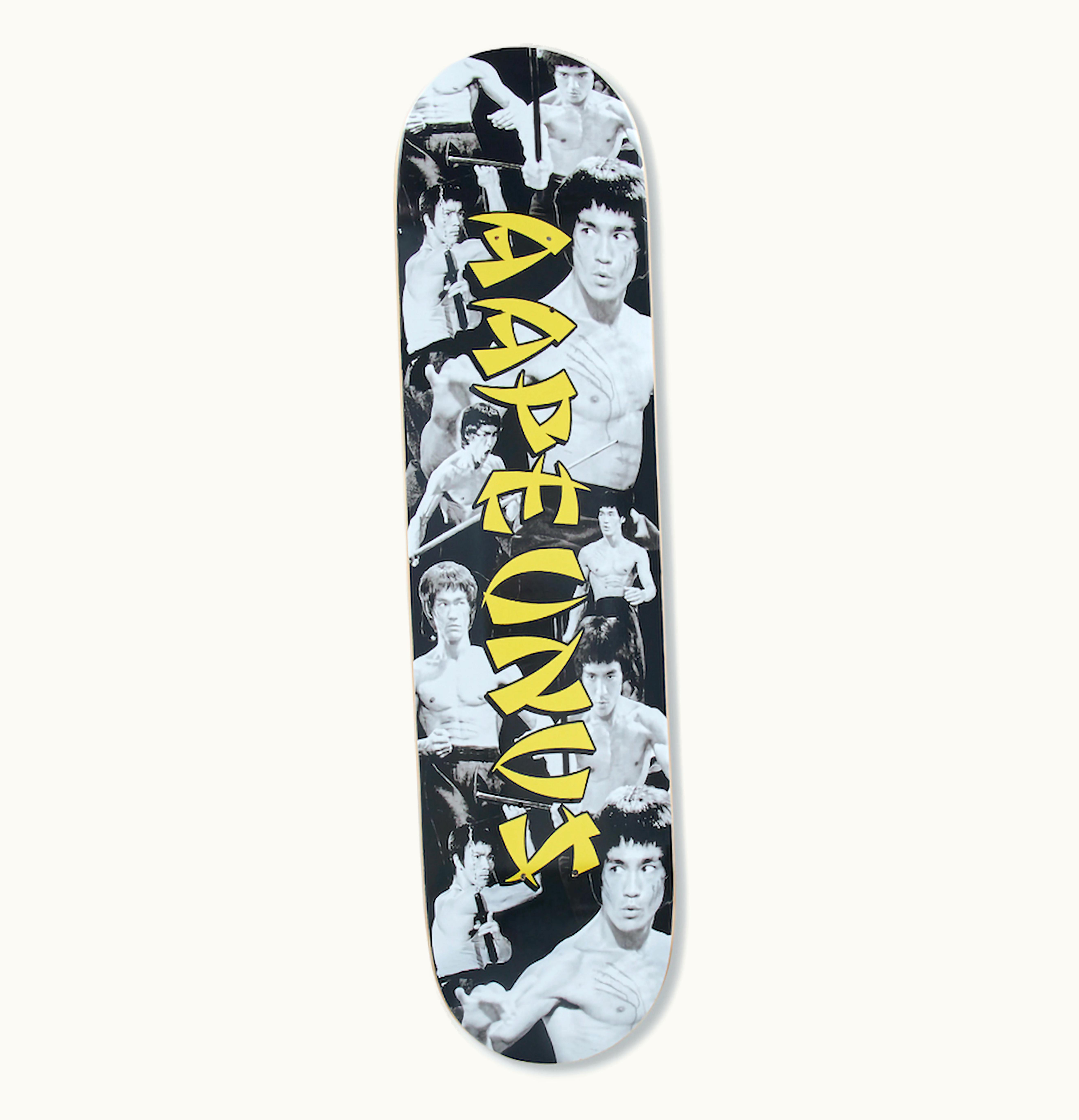 AAPE x Bluce Lee Skateboard Deck Black Yellow
