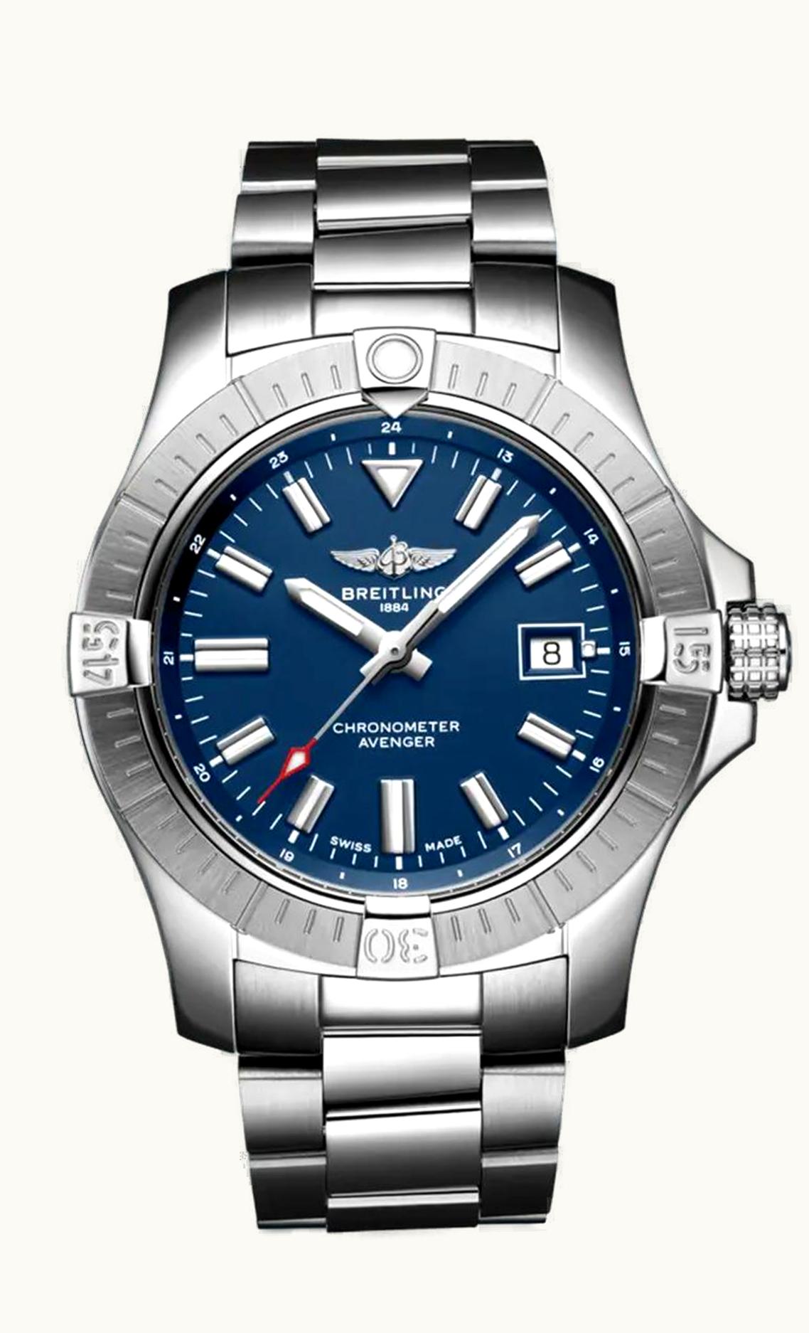 Breitling Avenger Automatic 43 Stainless Steel / Blue / Bracelet