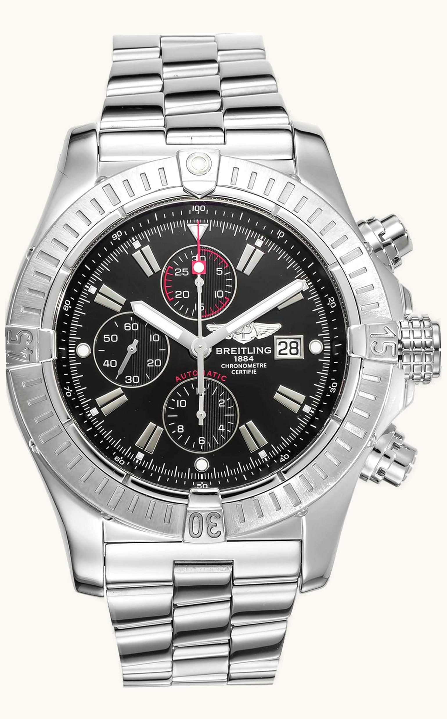 Breitling Super Avenger Silver / Stick