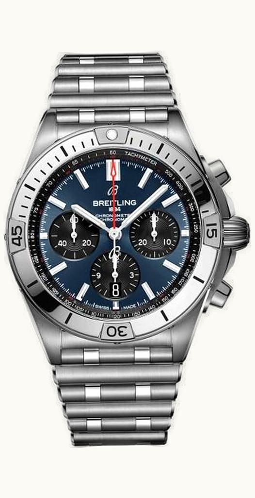 Breitling Avenger II Stainless Steel / Volcano Black / Rubber