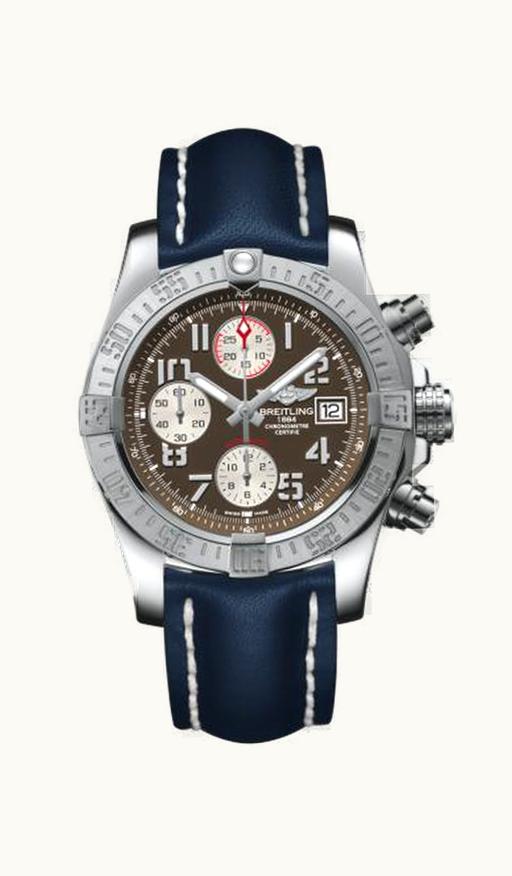 Breitling Avenger II Stainless Steel / Tungsten Gray / Military / Pin