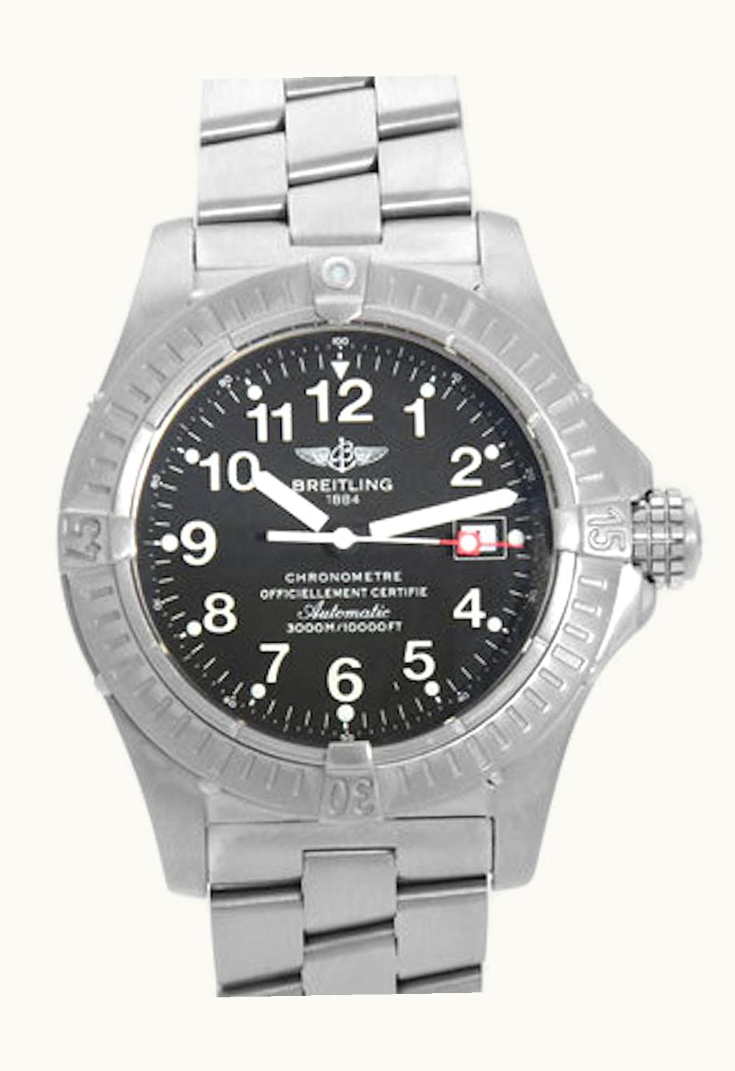 Breitling Avenger II Seawolf Stainless Steel / Volcano Black / Rubber