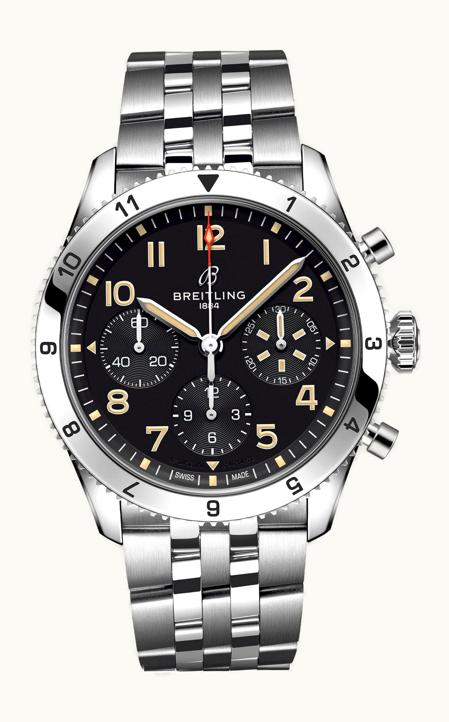 Breitling Classic AVI Chronograph P-51 Mustang / Bracelet