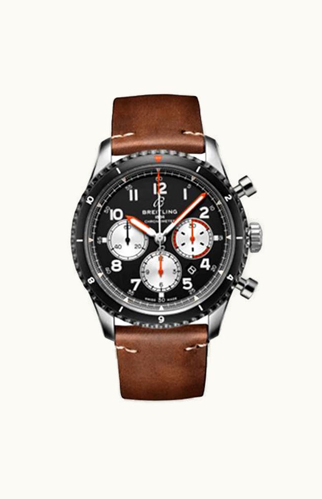 Breitling Aviator 8 B01 Chronograph 43 Stainless Steel / Mosquito / Calf / Pin