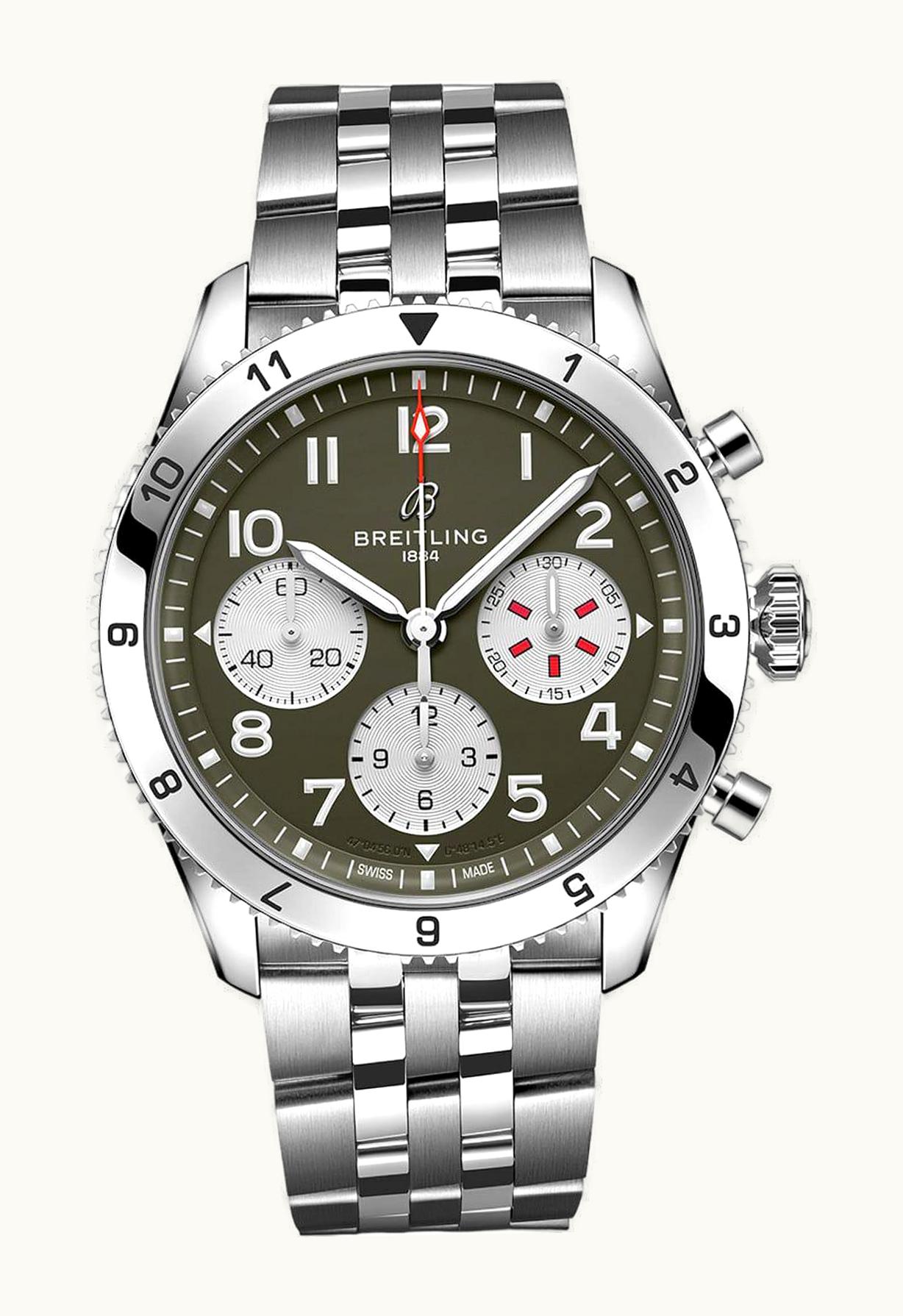 Breitling Classic AVI Chronograph Curtiss Warhawk / Bracelet
