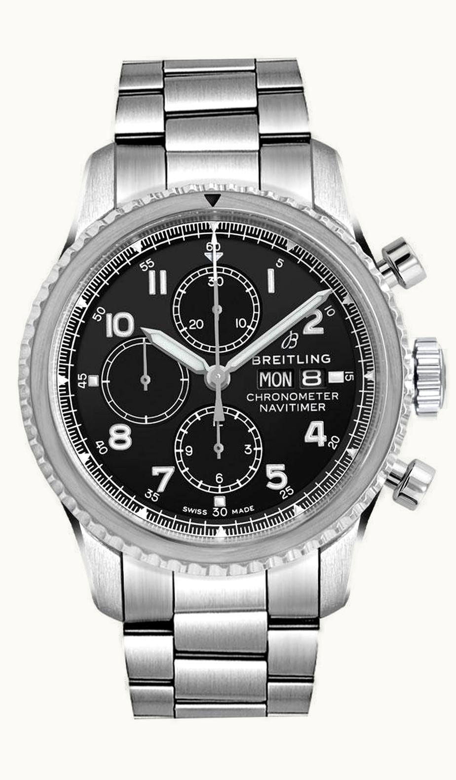 Breitling Navitimer 8 Chronograph 43 Stainless Steel / Black / Bracelet