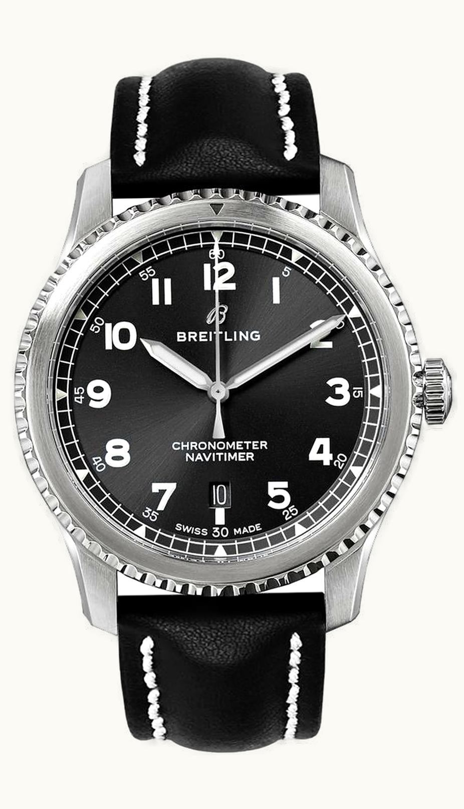 Breitling Navitimer 8 Automatic 41 Stainless Steel / Black / Black Calf