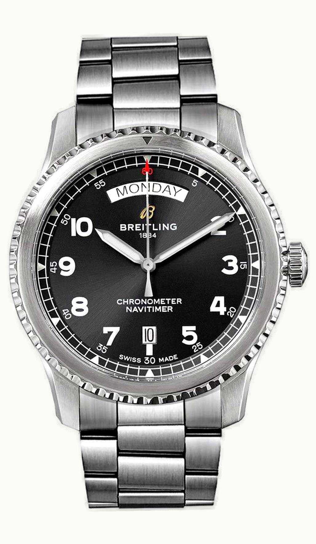 Breitling Navitimer 8 Automatic Day & Date 41 Stainless Steel / Black / Bracelet