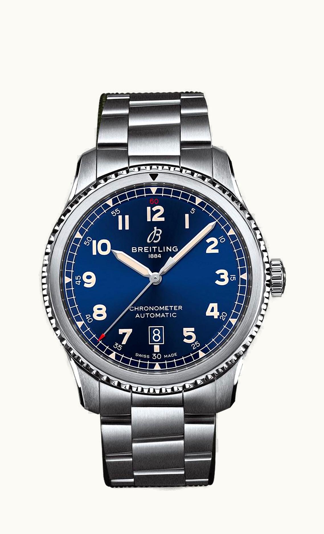 Breitling Aviator 8 Automatic 41 Stainless Steel / Blue / Bracelet