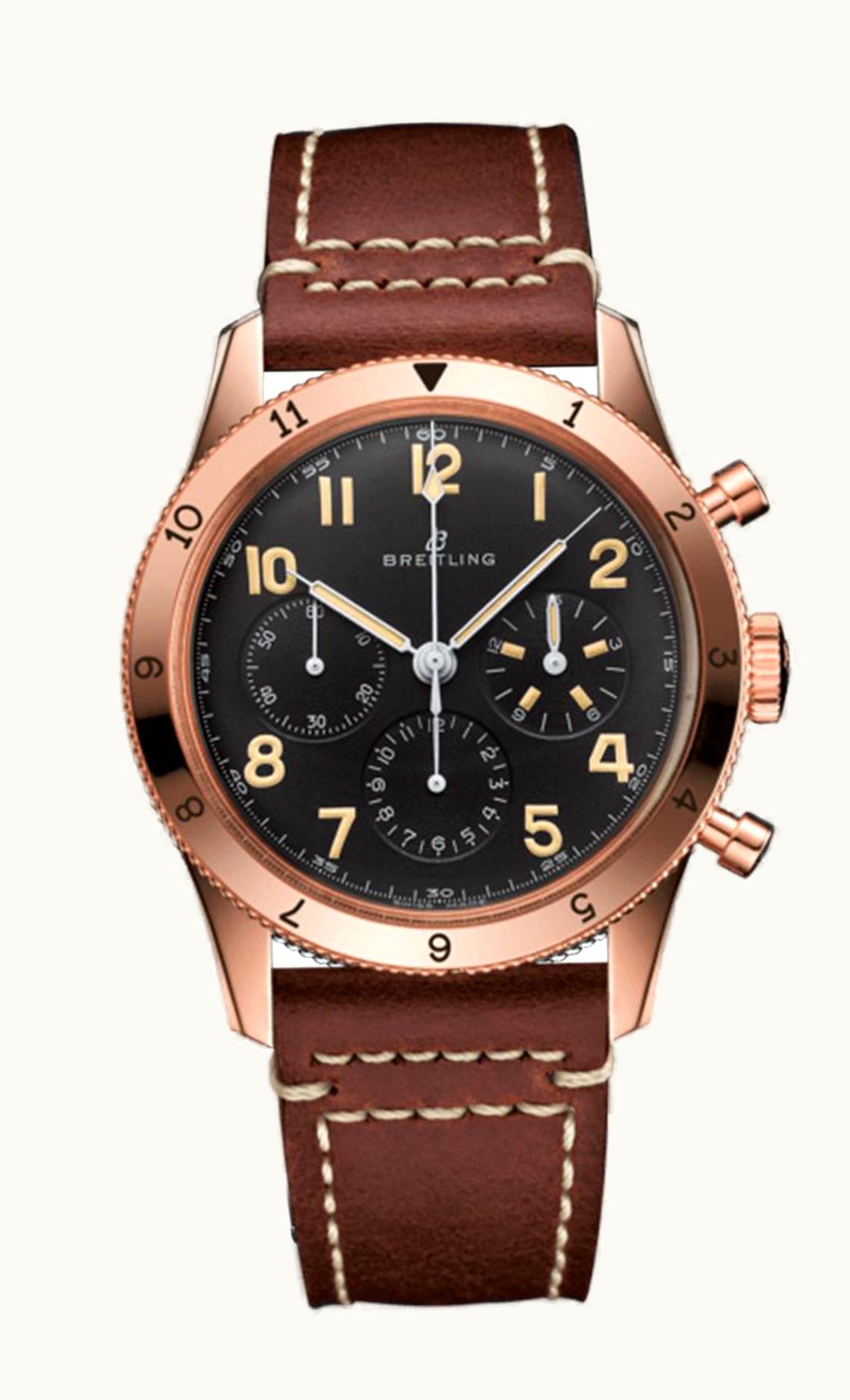 Breitling AVI Ref. 765 1953 Re-Edition Pink Gold