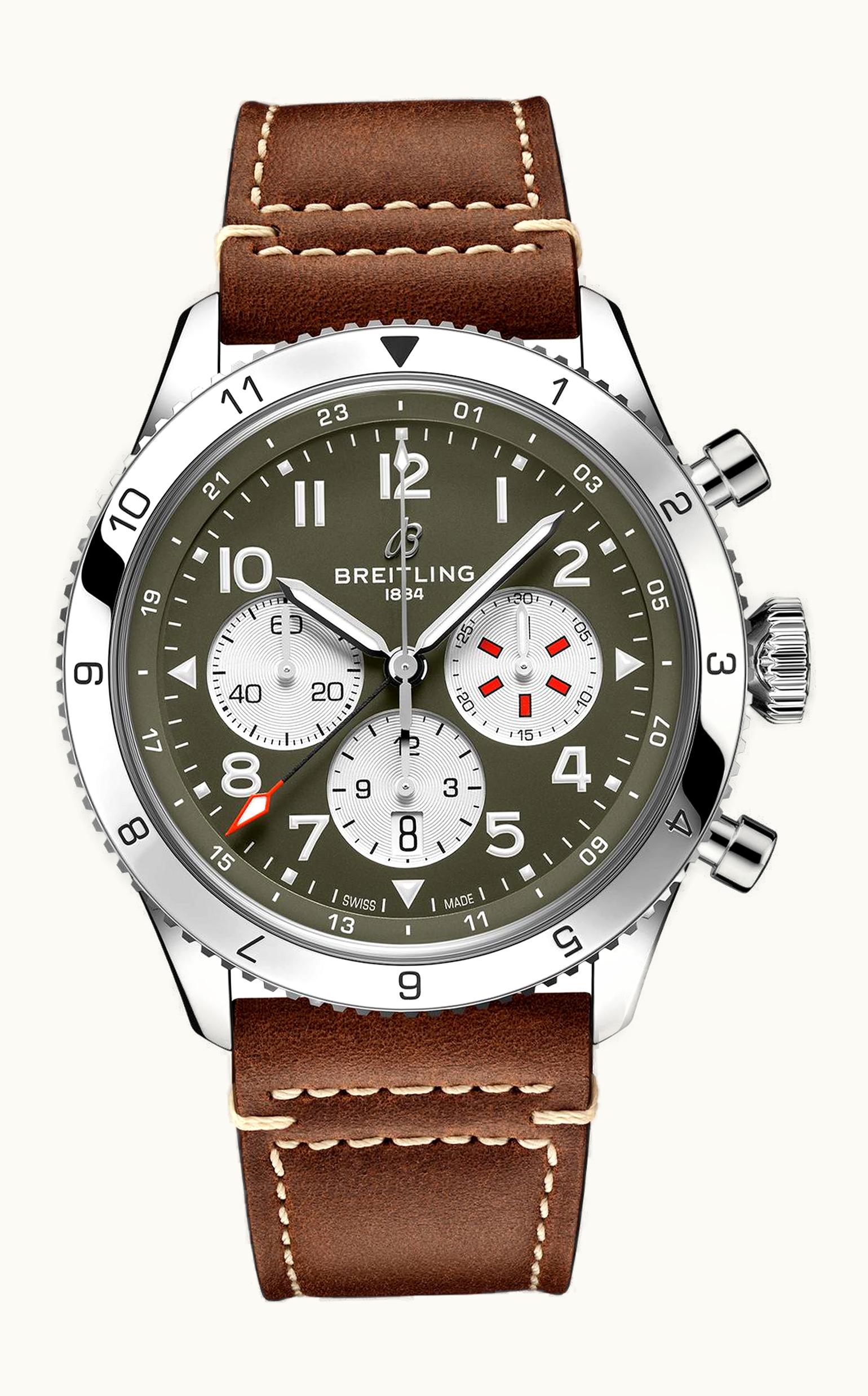Breitling Super AVI B04 Chronograph GMT 46 Curtiss Warhawk