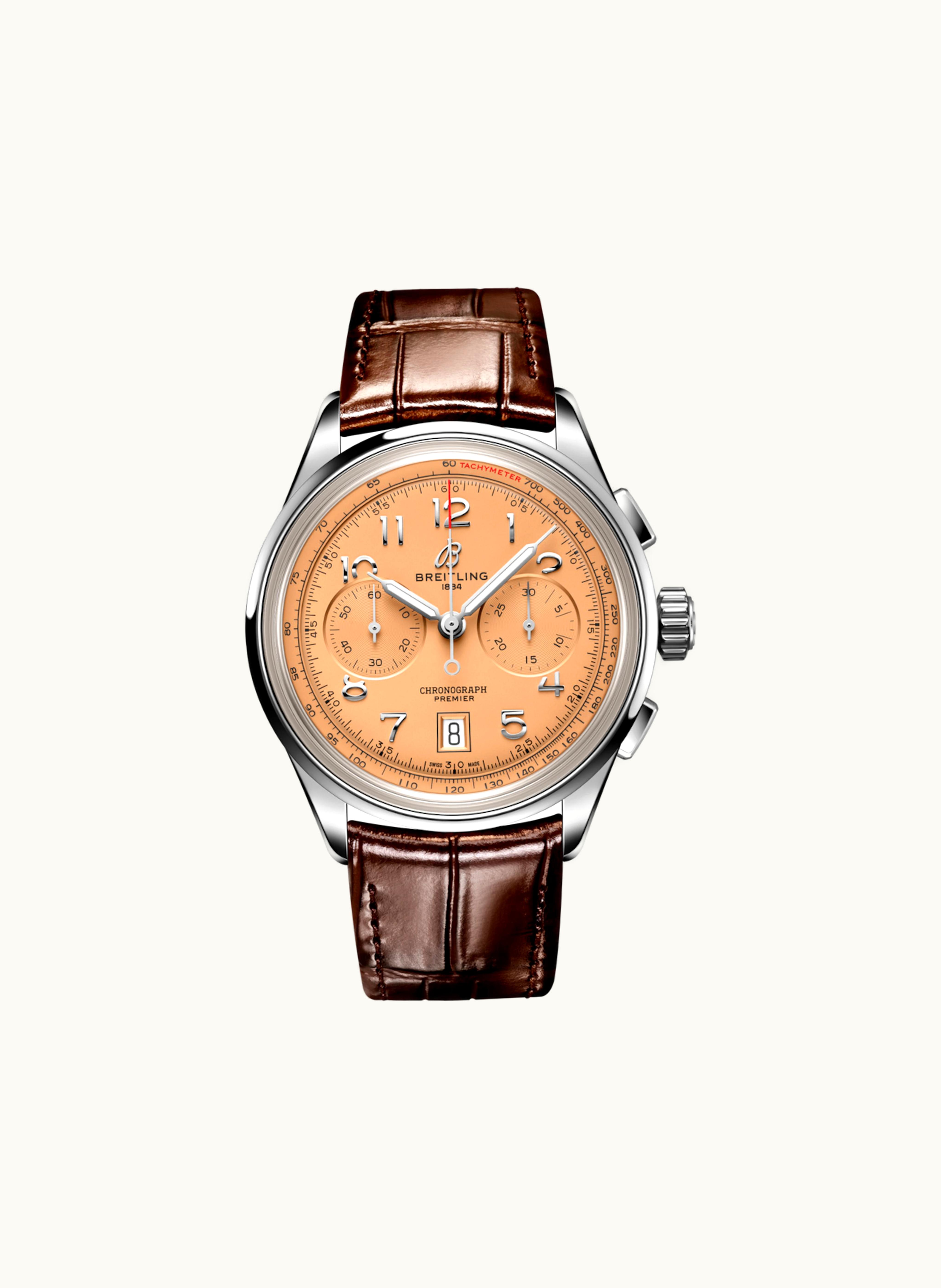 Breitling Super AVI B04 Chronograph GMT 46 P-51 Mustang Red Gold / Boutique Edition