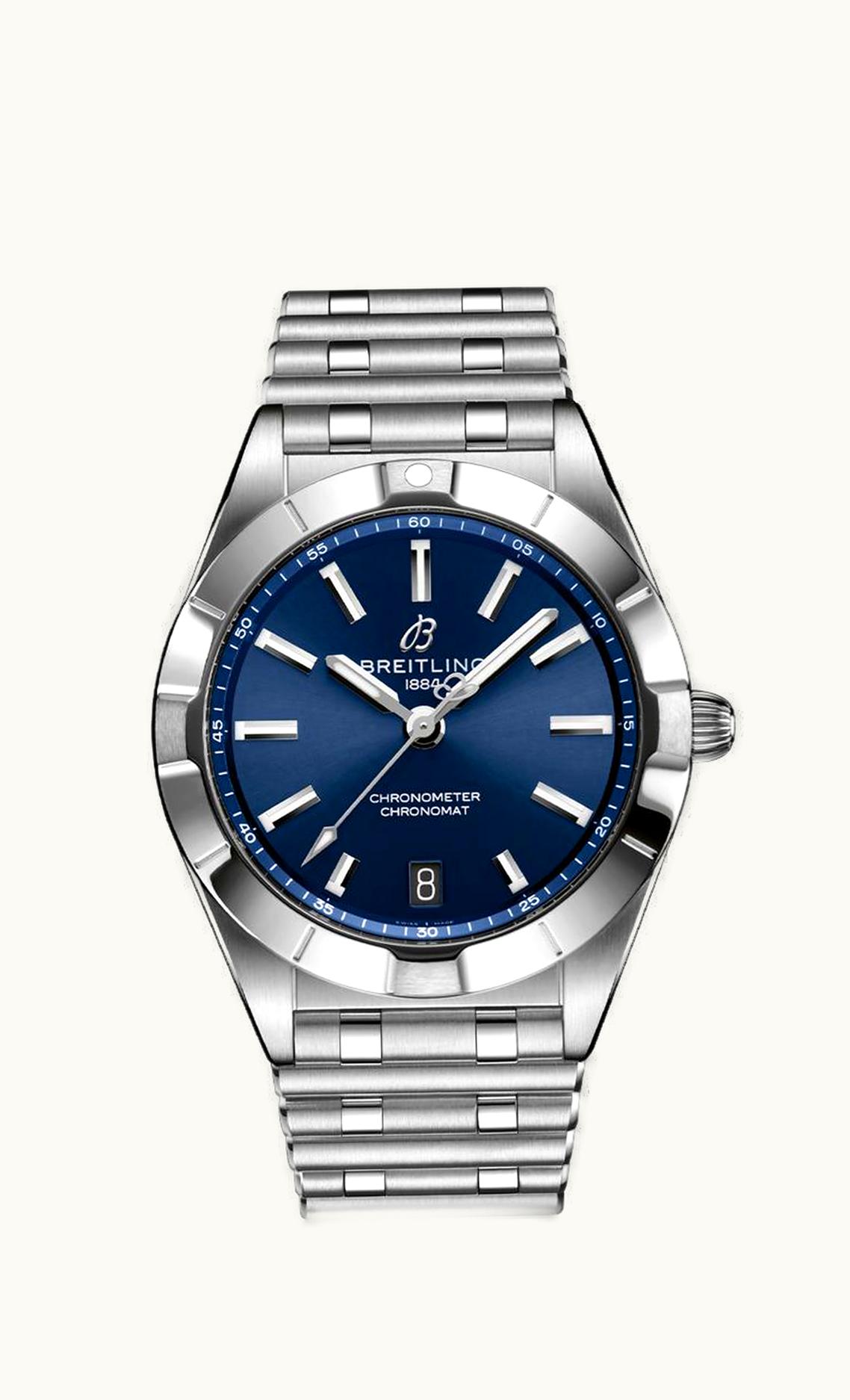 Breitling Chronomat 32 Stainless Steel / Blue / Rouleaux