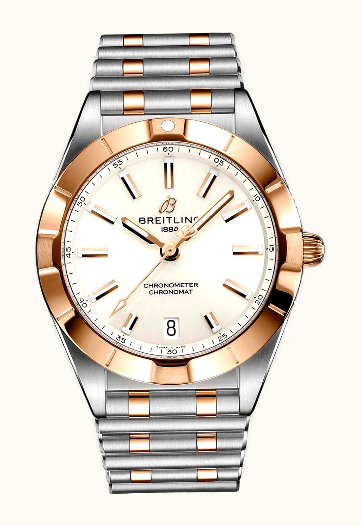 Breitling Chronomat 32 Stainless Steel / Red Gold / White / Rouleaux