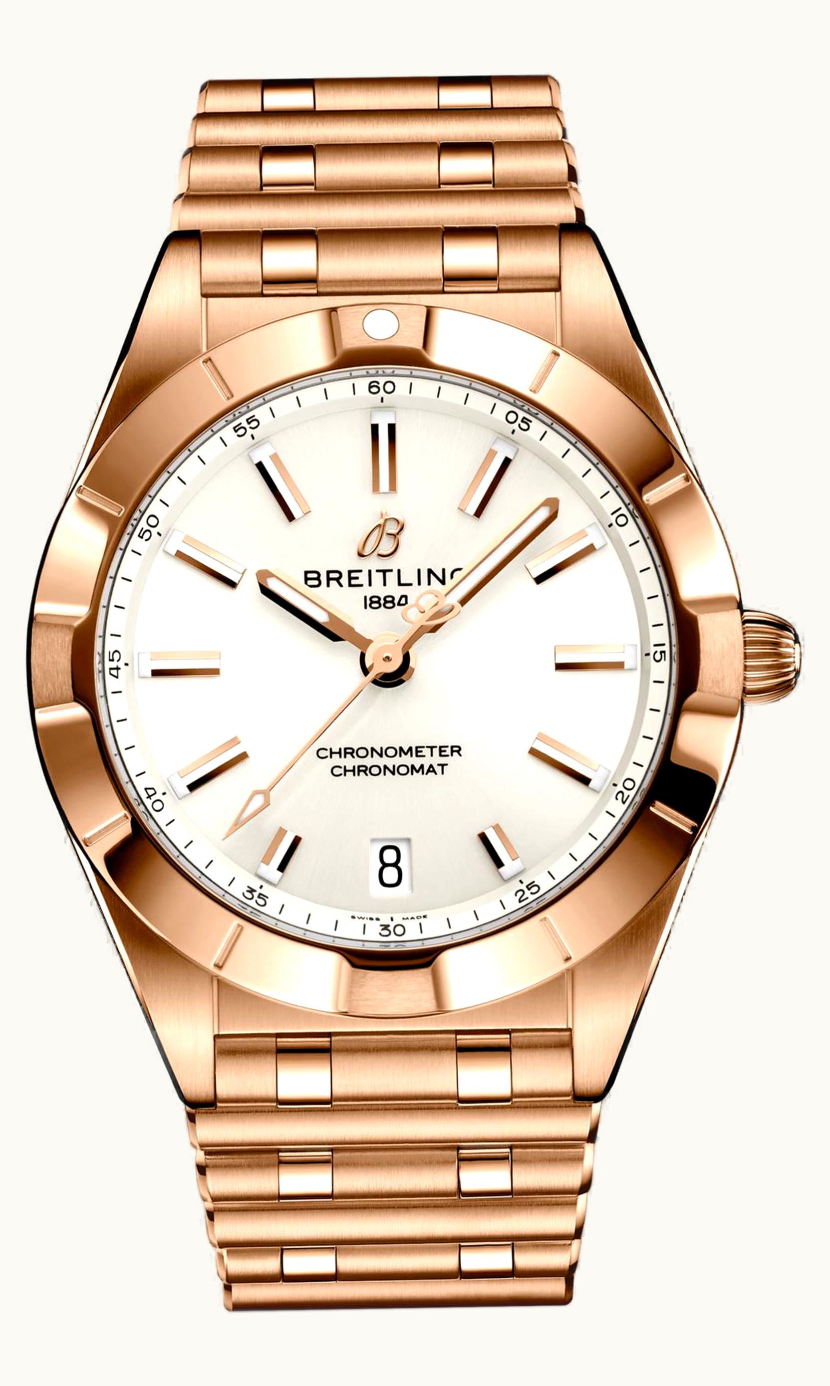 Breitling Chronomat 32 Red Gold / White / Rouleaux
