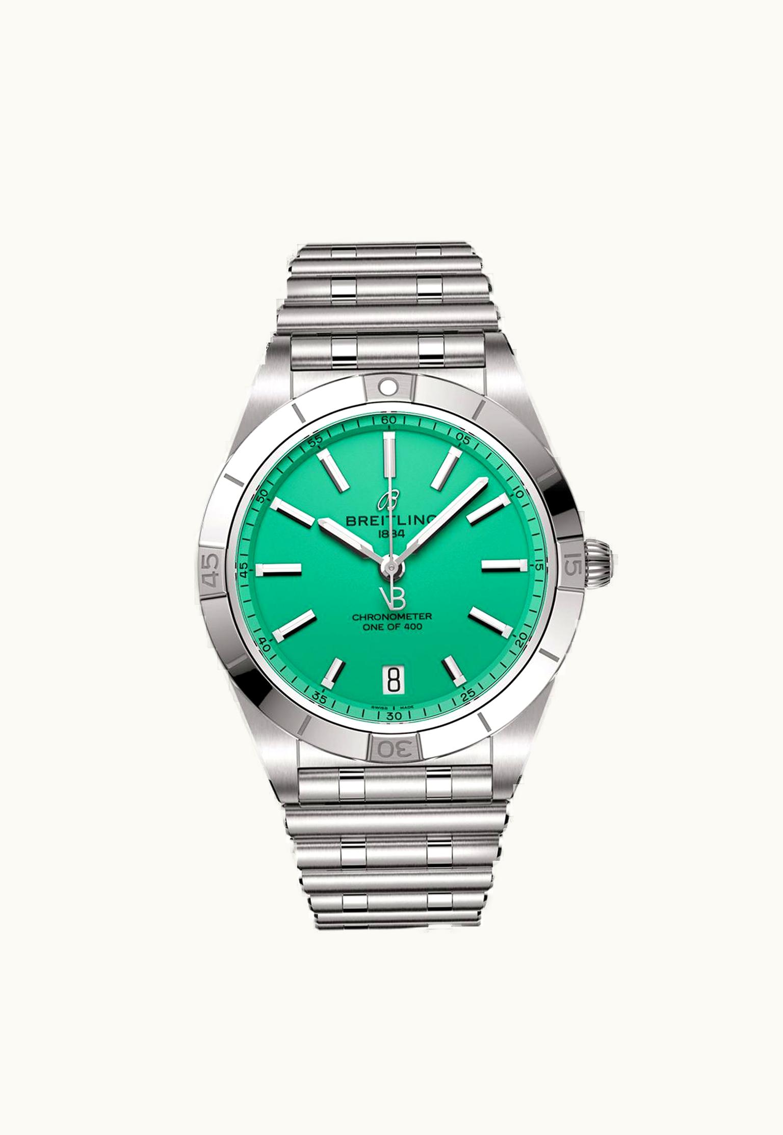 Breitling Chronomat Automatic 36 Victoria Beckham Stainless Steel / Peppermint