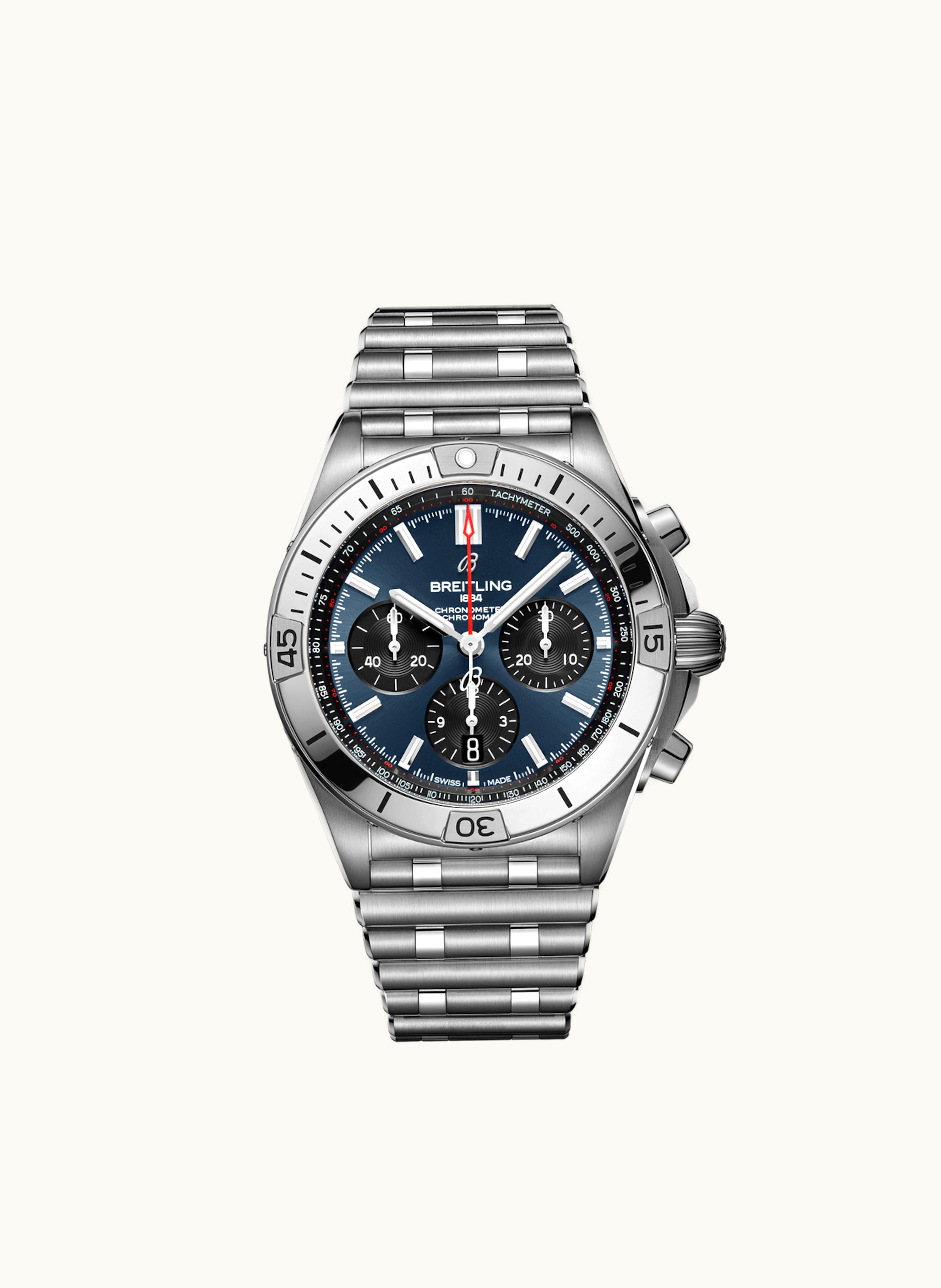 Breitling Chronomat 40 GMT Stainless Steel / Ice Blue
