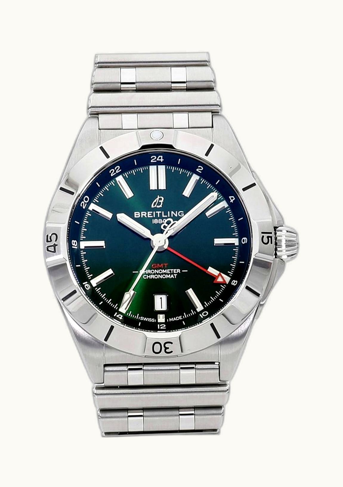 Breitling Chronomat 40 GMT Stainless Steel / Blue / China