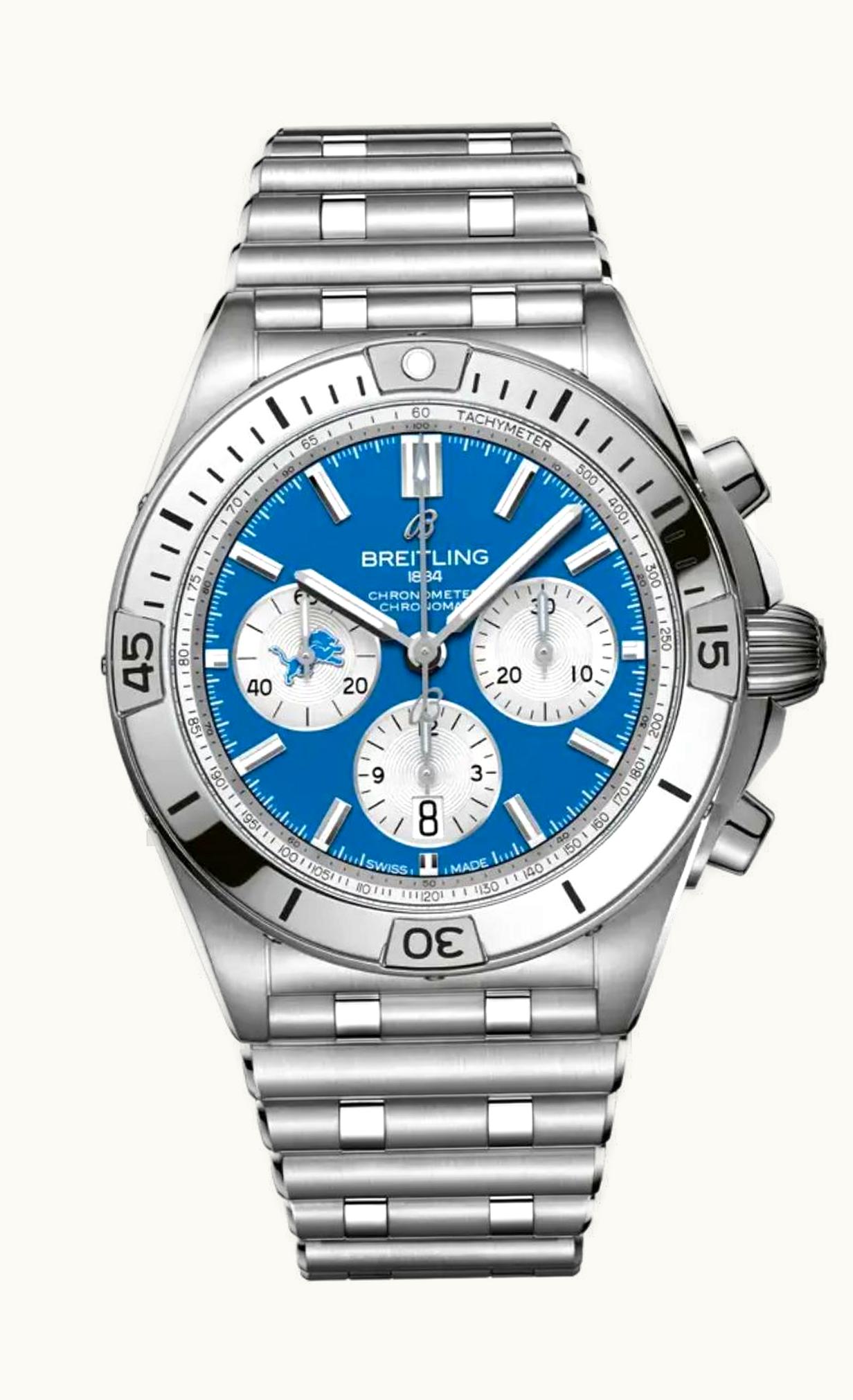Breitling Chronomat B01 42 NFL Detroit Lions