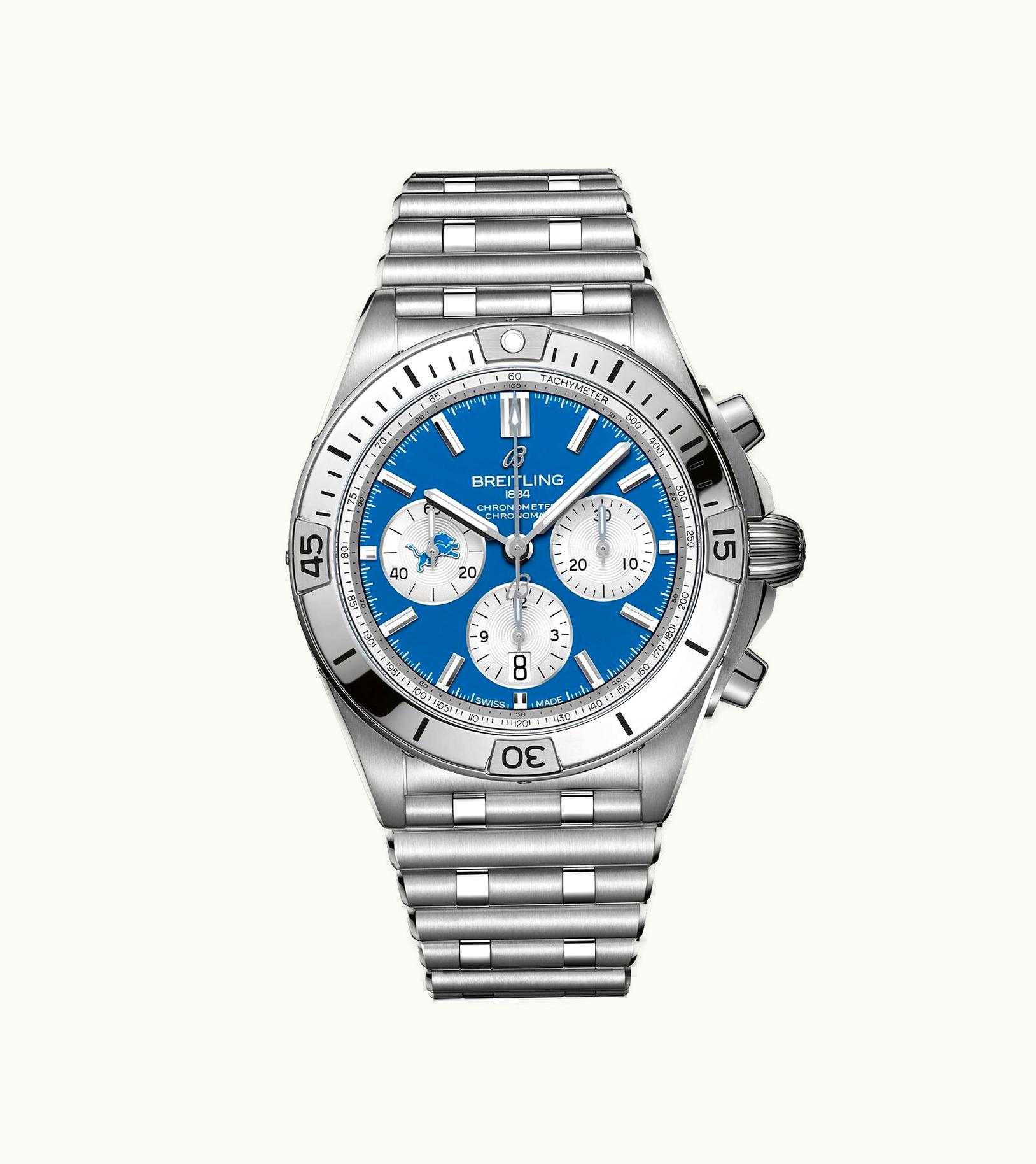 Breitling Chronomat B01 42 NFL Detroit Lions
