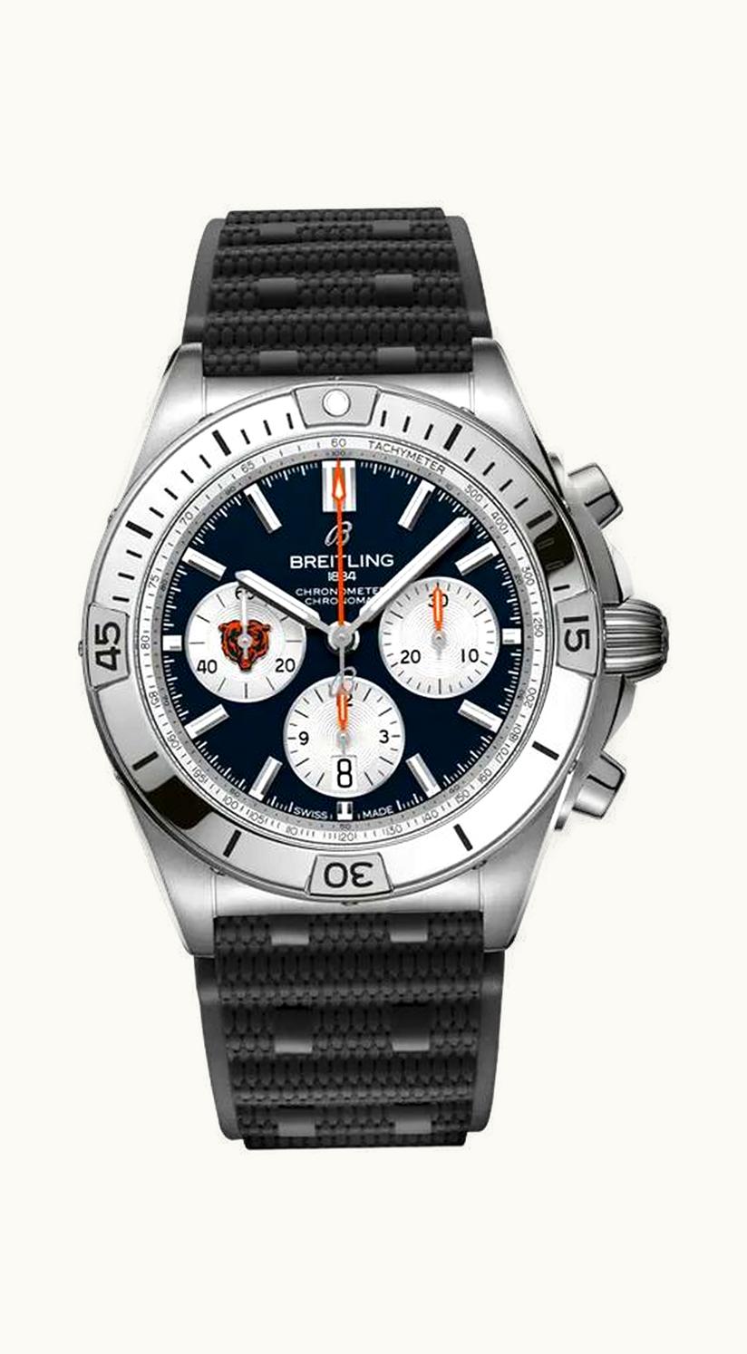 Breitling Chronomat B01 42 Stainless Steel - Diamond / White / Rubber