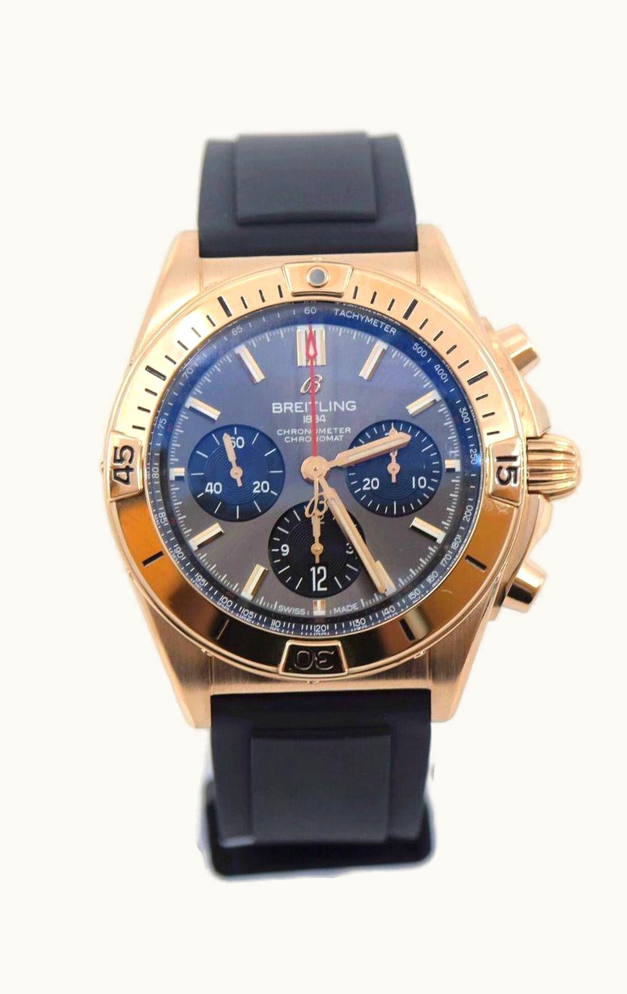 Breitling Chronomat B01 42 Red Gold / Blue MOP / Japan