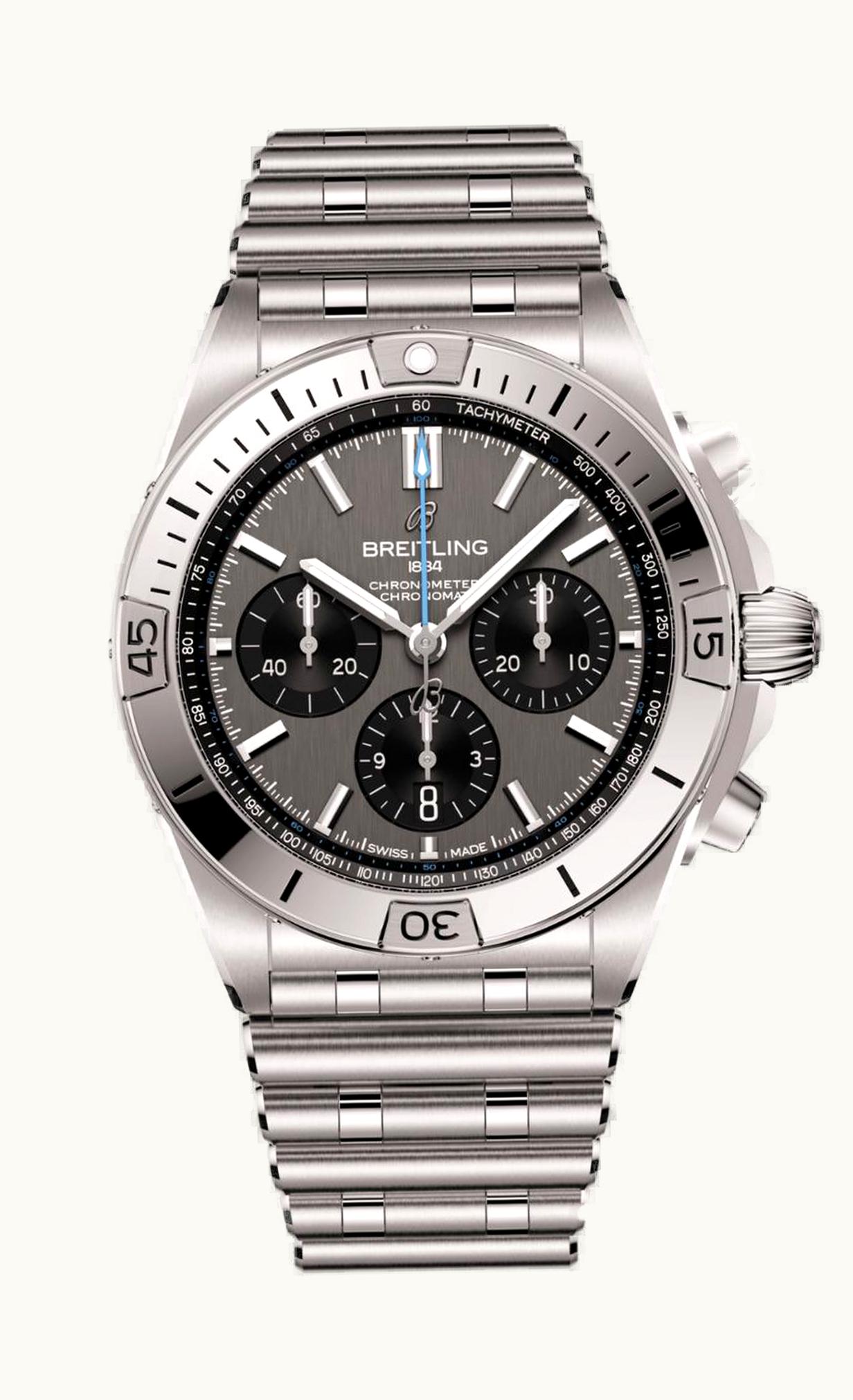 Breitling Chronomat B01 42 Titanium / Grey / Rouleaux