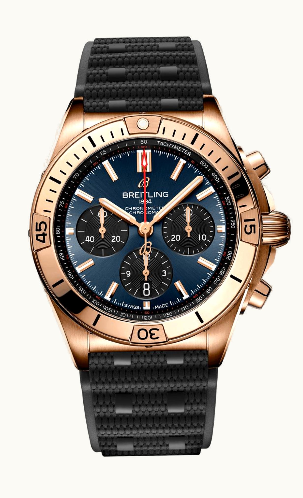 Breitling Chronomat B01 42 Super Bowl LVIII / Rubber