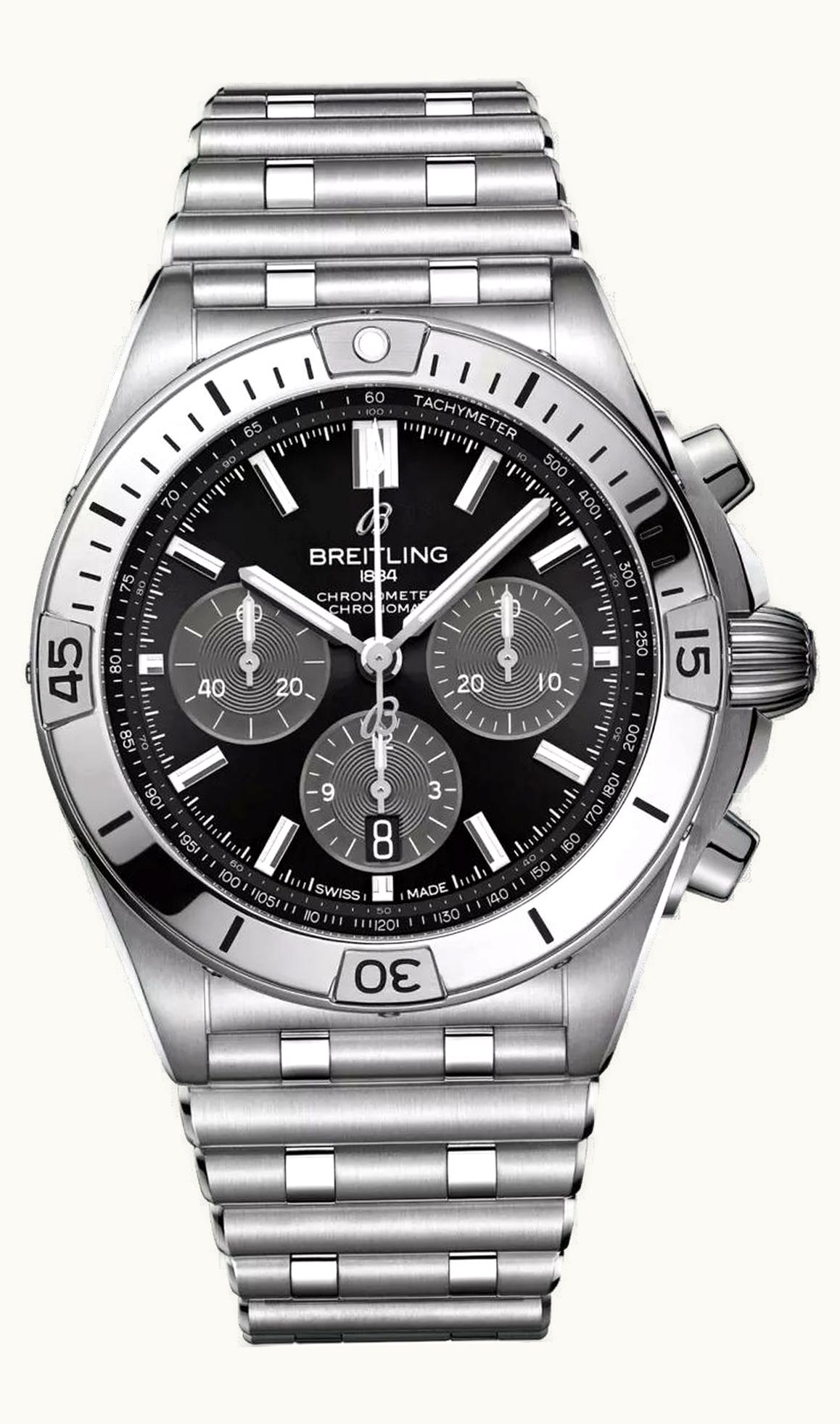 Breitling Chronomat B01 42 Stainless Steel / Black / UK
