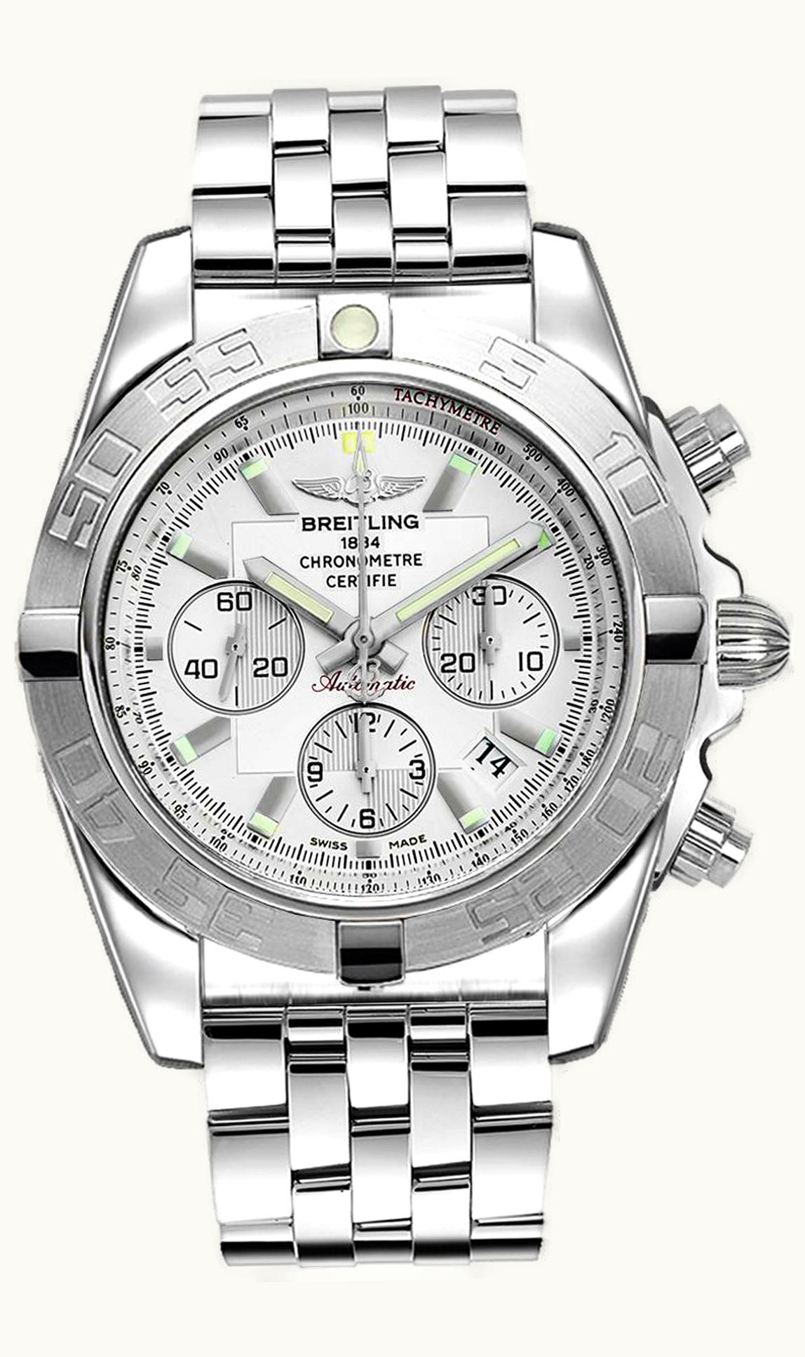 Breitling Chronomat 44 Stainless Steel / Silver / Bracelet