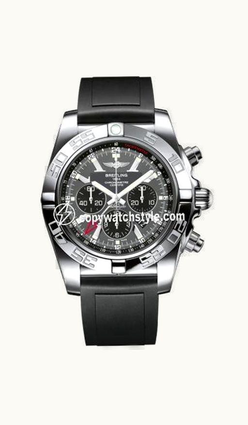Breitling Chronomat 47 GMT Stainless Steel / Blackeye Gray / Rubber