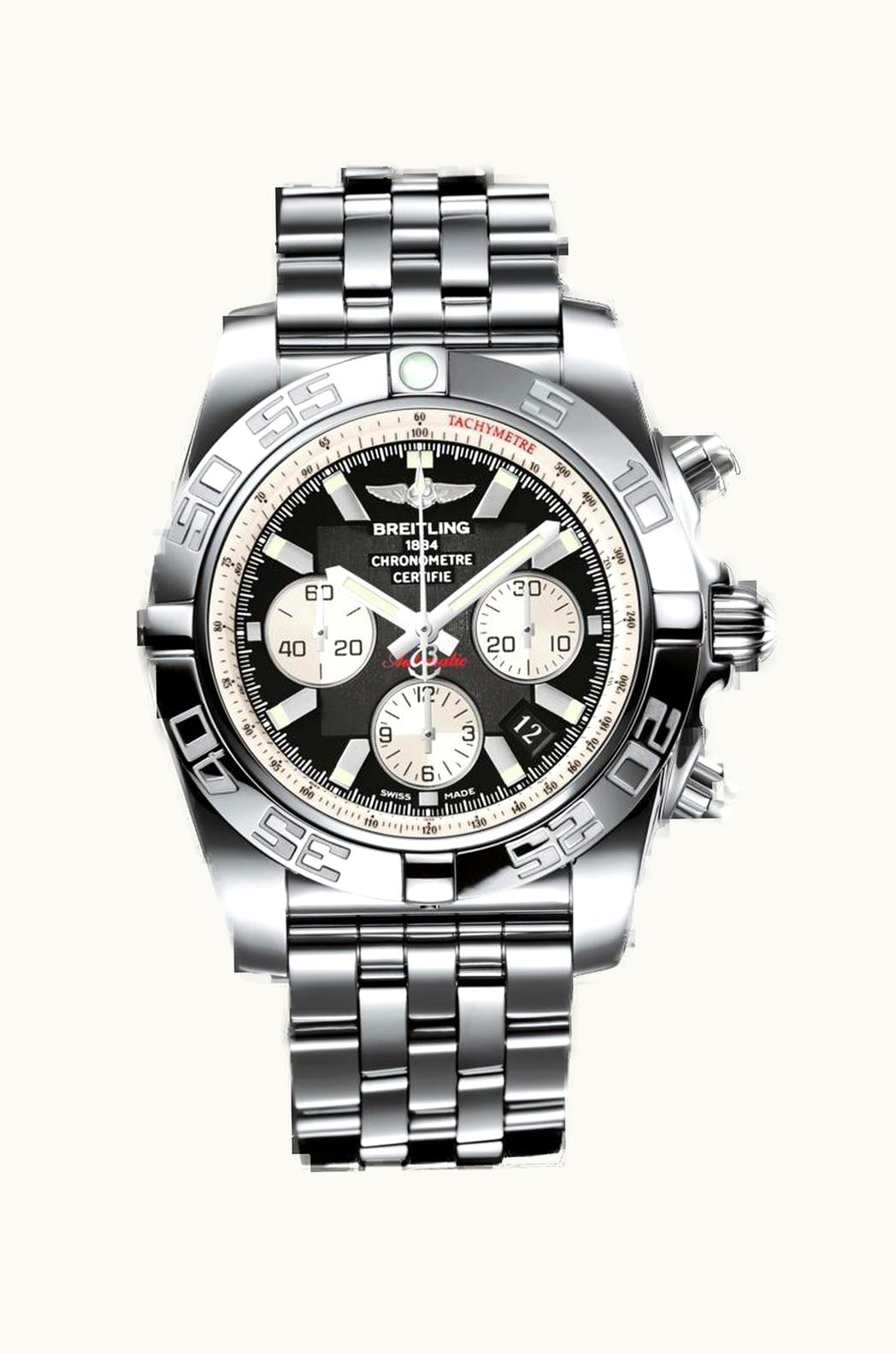 Breitling Chronomat 44 Rose Gold / Diamond / Pearl Diamond / Croco