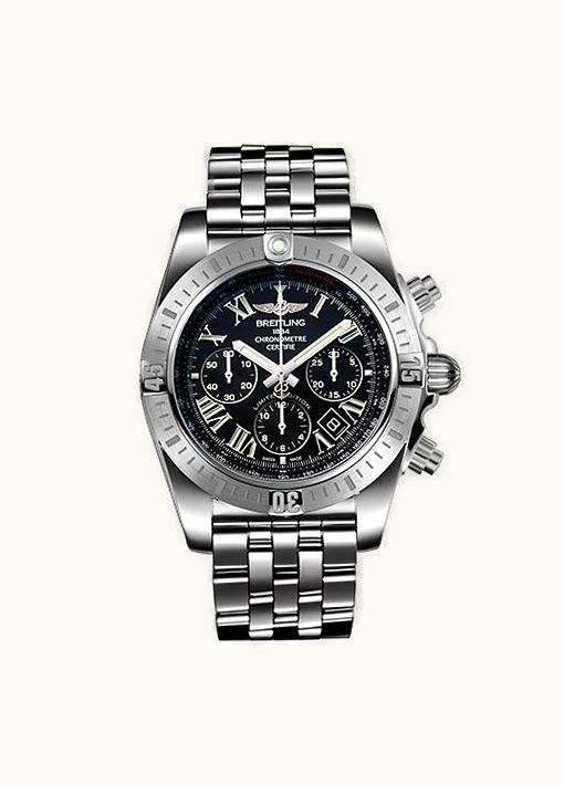 Breitling Chronomat 44 Stainless Steel / Black - Roman / Japan