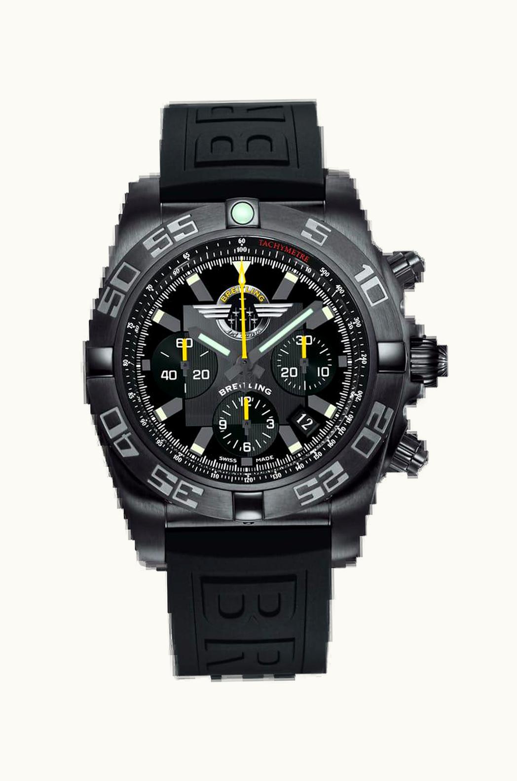 Breitling Chronomat 44 Blacksteel / Breitling Jet Team / Military