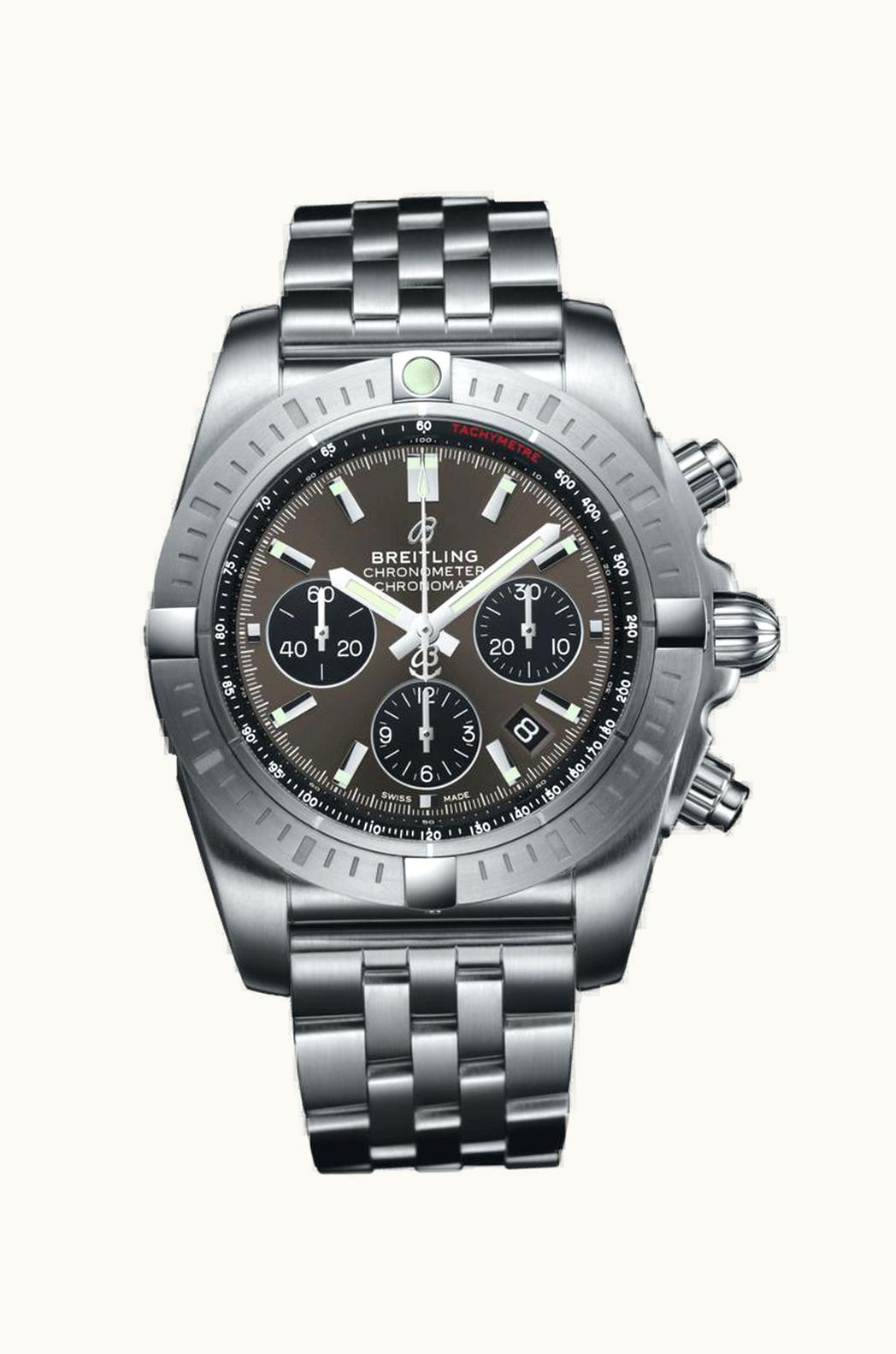 Breitling Chronomat B01 Chronograph 44 Stainless Steel / Blackeye Grey / Bracelet