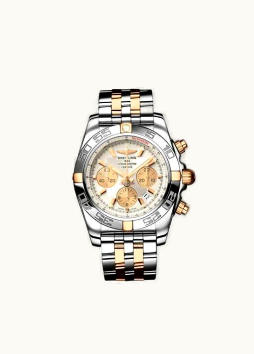 Breitling Chronomat 44 Stainless Steel / Rose Gold / Cream