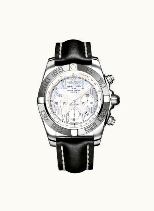 Breitling Chronomat 44 Stainless Steel / MOP - Roman / Calf
