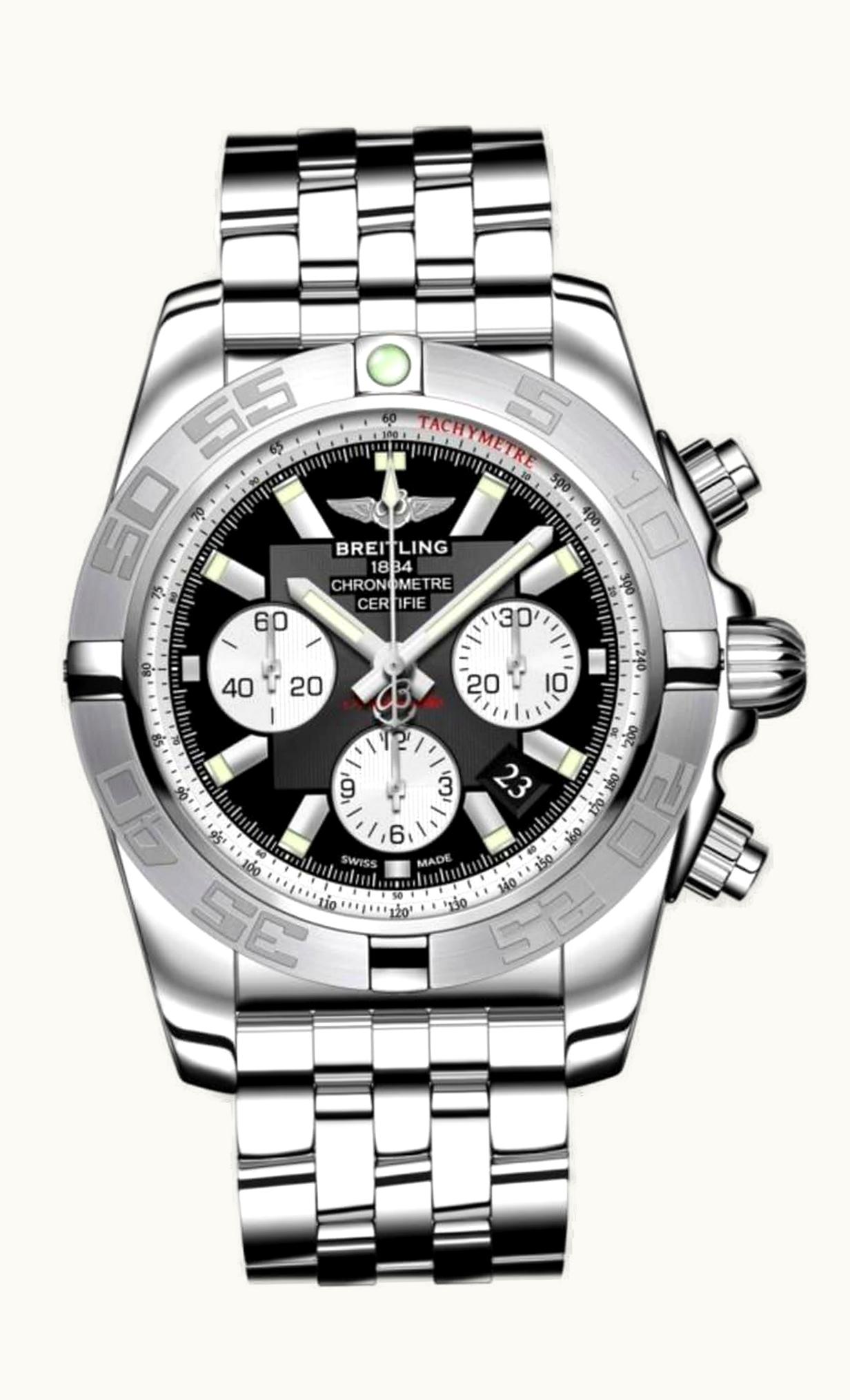 Breitling Chronomat 44 Stainless Steel / Black / Bracelet